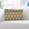 Decorative Golden Medallion Baroque  Rectangle Pillowcase Cushion Cover Decorative Bedroom Bed Home Comfort Throw Pillow