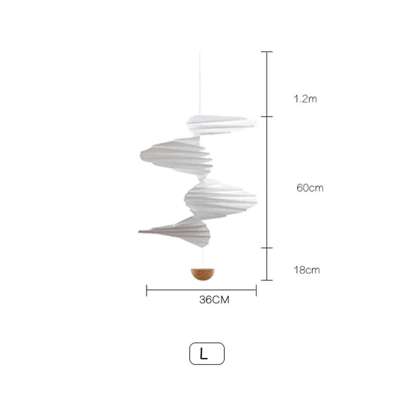 

White Wind Chimes Hanging Airflow Silent Wind Chime Home Decoration Accessories For Balcony Bedroom