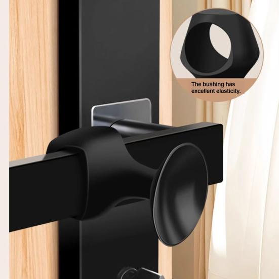 Silicone Door Stopper Wall Protector Home Office Door Handle Stops Shock Absorbing Noise Reduction Anti-collision Door Wall Bumper