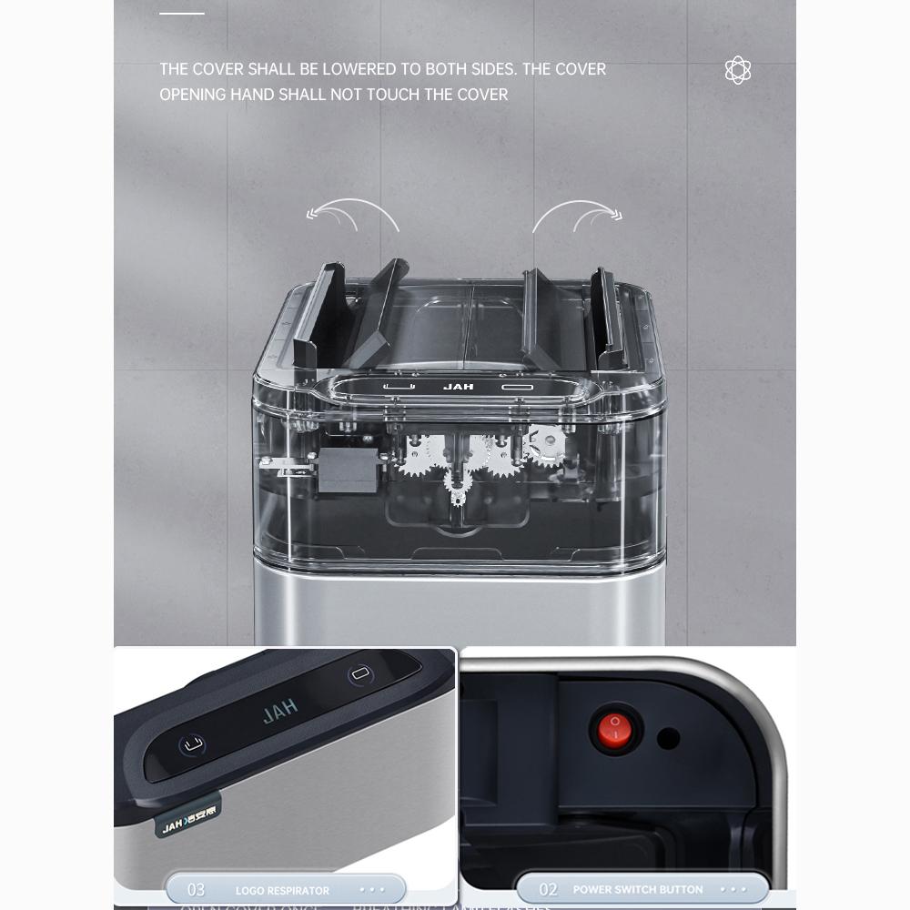 Smart Mülleimer Edelstahl Automatische Sensor Küche Mülltonne Große Kapazität Lebensmittel Abfall Körbe Badezimmer Papierkorb