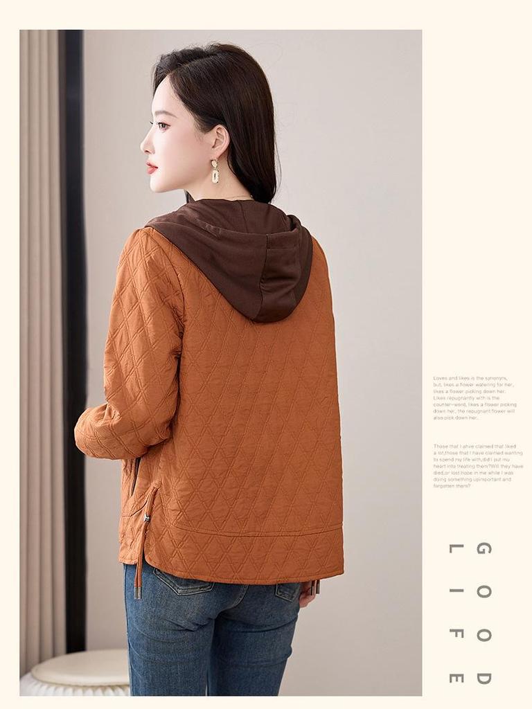 Women's 2024 Spring/Autumn Casual Short Baseball Jacket, Loose Fit, Fashionable Style