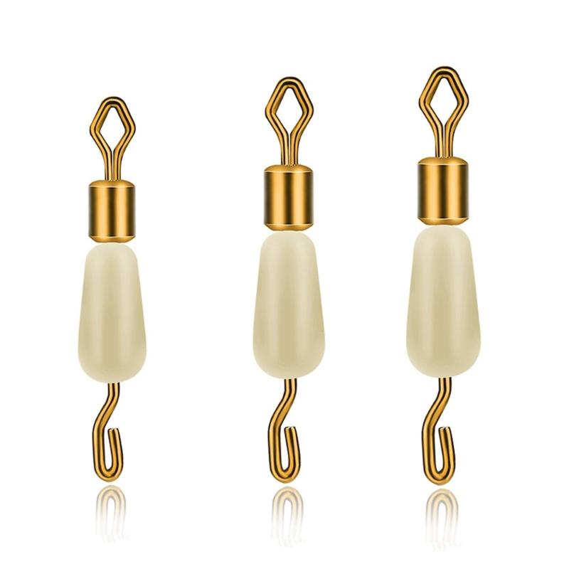 Fishing Barrels Swivels, High Strength Rolling Ball-Bearing Snaps Lures Connector Clips, Saltwater or Freshwater Fishing