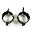 2x Black Motorcycle Bracket Spotlight Holder Sturdy Metal For Signal Light Installation Lamp Holder
