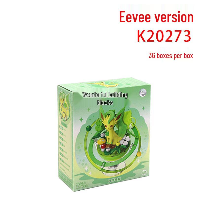 Wonderful Keeppley Pokémon Eevee Family Planet Series Building Blocks - A Perfect Decompression Gift Toy