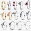 New 925 Silver Ring Sparkling Butterfly Bold Ring For Women Wedding Party Fine Jewelry