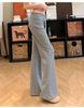Women's Gray High Waist Petite Wide Leg Sweatpants - Slimming, Loose, Casual for Spring, Summer, and Autumn 2026