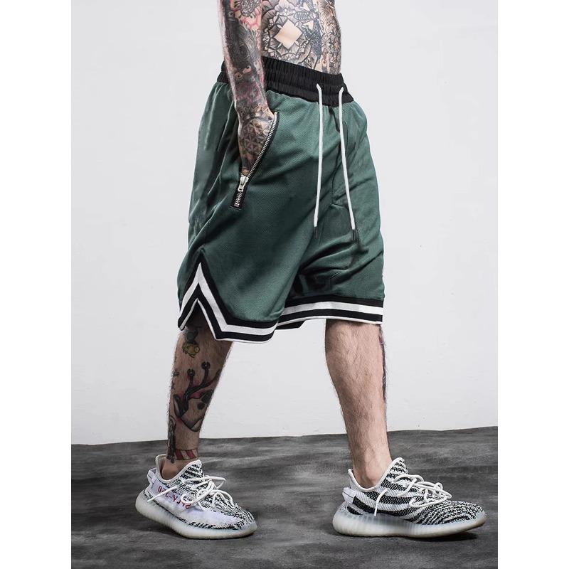 Men's Sports Basketball Shorts Mesh Quick Dry Gym Shorts Summer Fitness Joggers Casual Breathable Short Pants Scanties