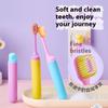 1/2 Pcs Toothbrush Soft Bristled Toothbrush Lipstick Detachable Handle For Men And Women Travel Size Dental Care Tool