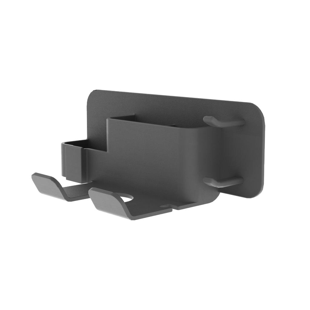 Wall Mounted Hair Dryer Storage Rack Multipurpose Organizer Accessory for Bathroom Shower Hair Dryer Bracket