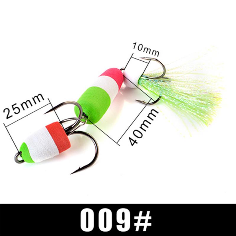 FishKing 1PC Soft Bass Lure Insect Lure With Sharp Hooks Weight 3.4G 4.7G Big/Small Size