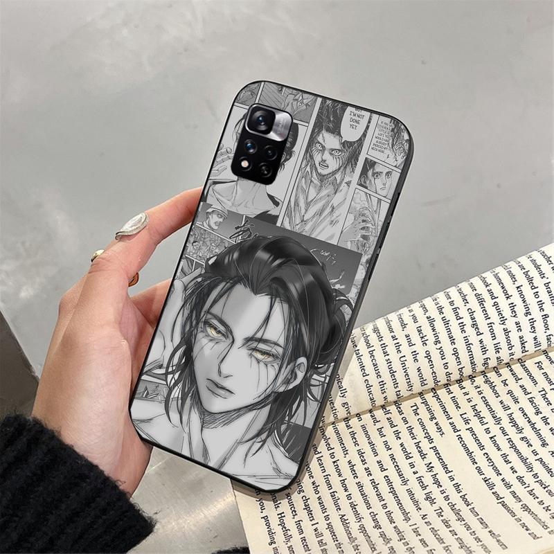 

Eren Yeager attack on titan Funda Phone Case For Xiaomi Redmi note 14 Pro 14 13 12 11 10 Pro 14S 12S 11S Redmi 14C 13C 10 Redmi Note 14 5G