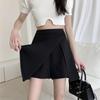 Plus Size High Waist Slimming Irregular Bodycon Skirt - Sexy Tummy-Concealing Slit Skirt for Women (Spring/Summer)