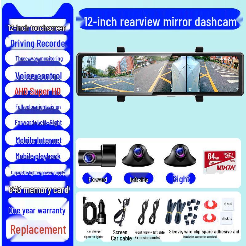 2025 Wireless 360° Dash Cam with Sentinel Mode & 24-Hour Parking Monitoring