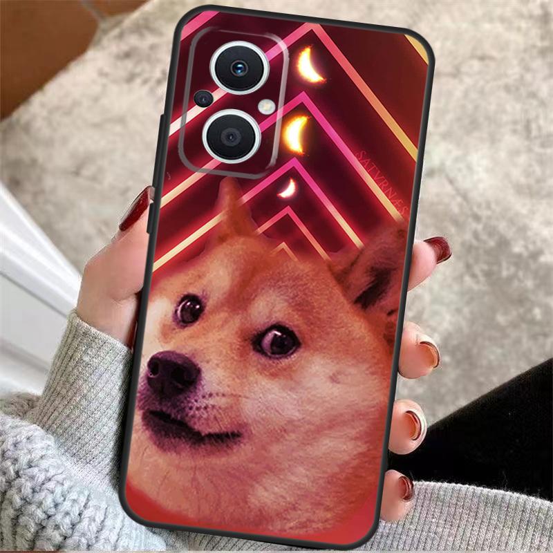 Doge Meme Kabosu Cute Funny For OPPO Reno 8T 7 8 Lite 14F 13F 11F 12F 10 11 12 13 14 Pro OPPO Find X9 X5 X6 X8 Pro Case