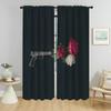 Set Of 2 Guns Nroses Kitchen Curtains Window Curtain Room Panel Halloween Decoration Partition Tulle Bedroom Shades Polyester Ideal For Decor