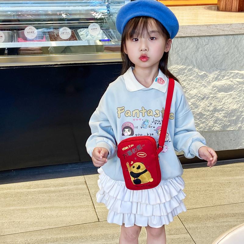 Mini Cute Canvas Panda Shoulder Bag For Kids Perfect For New Celebrations Year