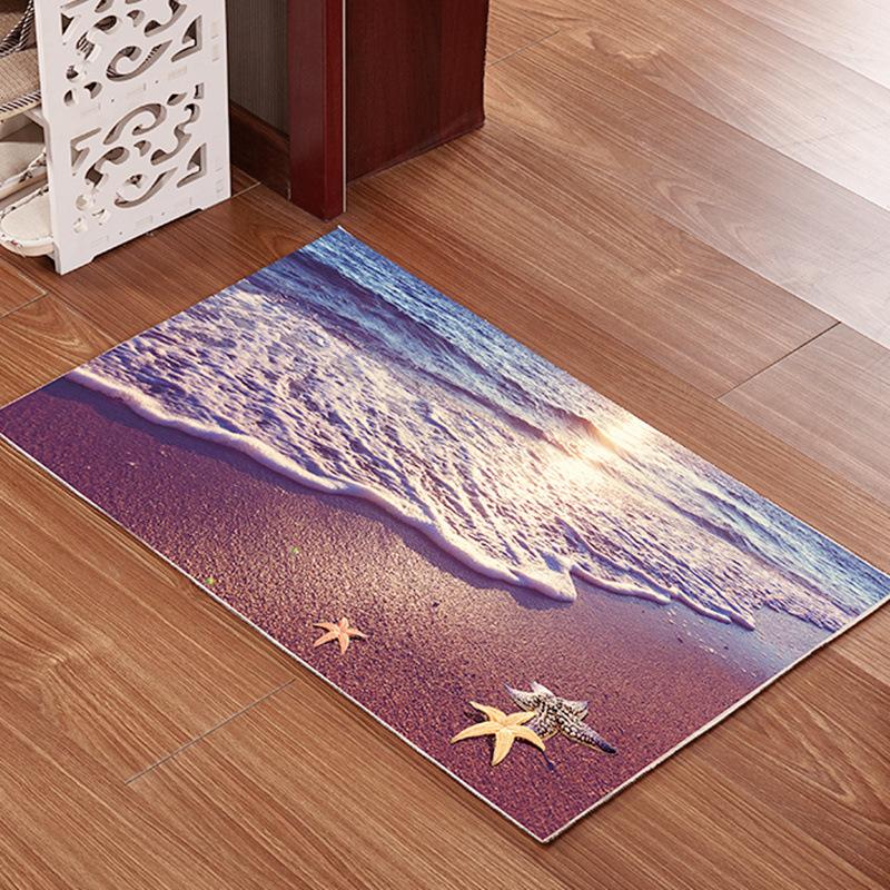 3D Entrance Carpet Living Room Bedroom Sofa Doormat Kitchen Decor Non-slip Floor Mat