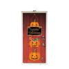 Halloween Pumpkin Witch Hat Hanger Cardstock Festive Ornament Indoor and Outdoor Halloween Accessory