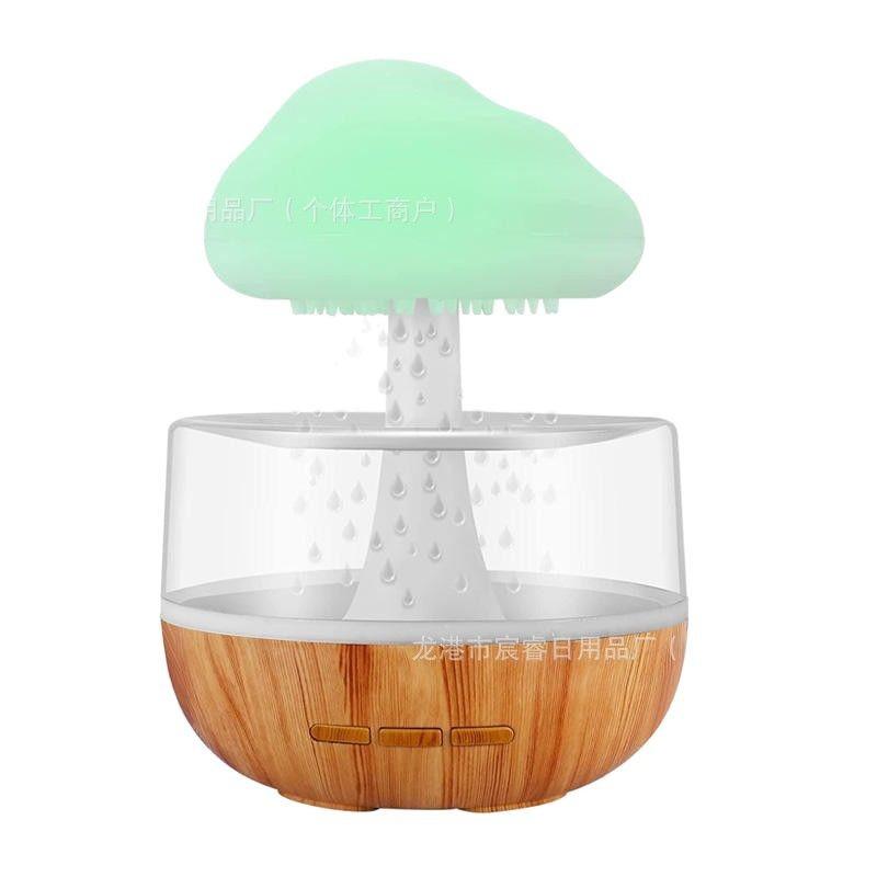 Rain Cloud Humidifier With LED LightMushroom Design Ultrasonic Diffuser For Home Use