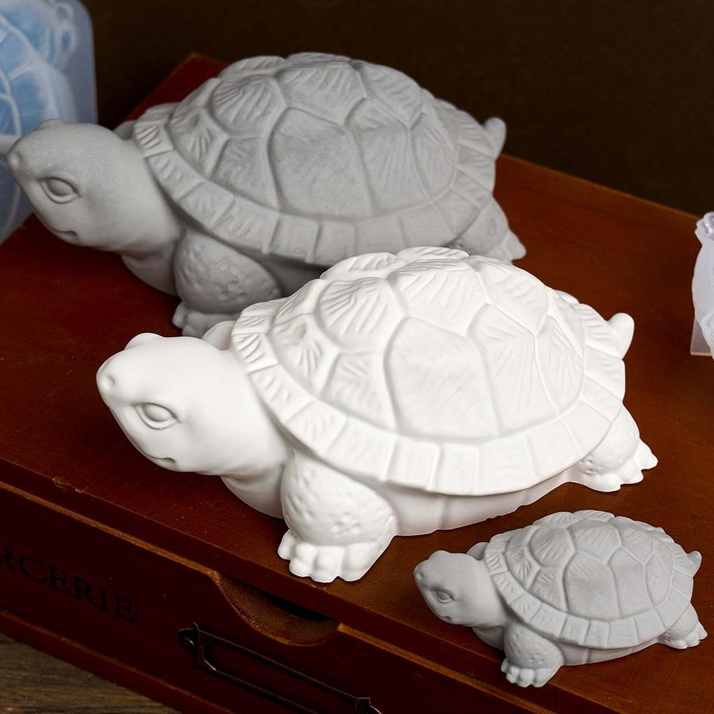 3D Turtle Silicone Candle Mold DIY Animal Scented Candles Soap Making Supplies Handmade Plaster Resin Craft Molds Home Decor
