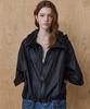 Maxza Light Shirred Hooded String Wind Jumper