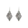 Leaf Texture Ginkgo Biloba Leaf Fringed Ear Hook European and American Retro Fashion Temperament Earrings Light Luxury High-end Earrings