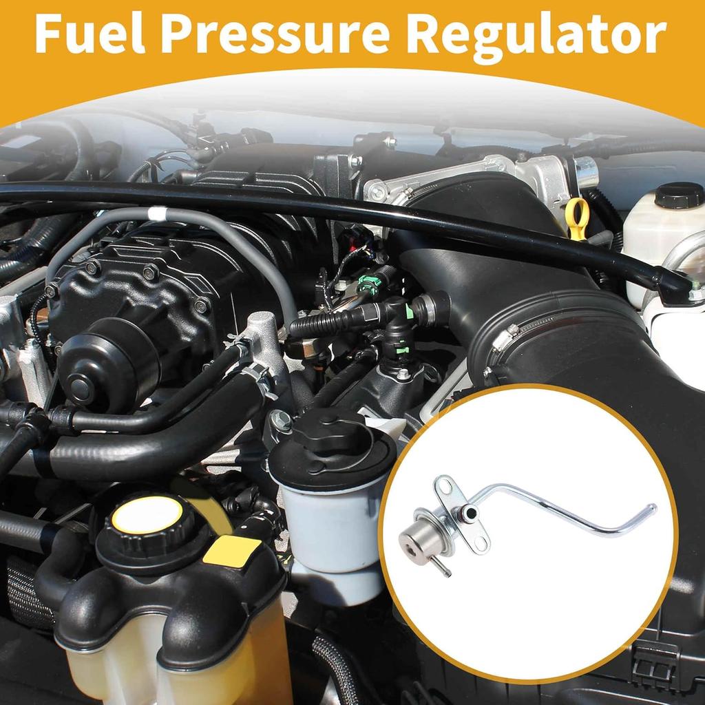 Car Fuel Injection Pressure Regulator for Chevrolet 1.6L Tracker 1998 96068642/1516058B00 Aluminum Alloy 20-70 Psi Corrosion Resistant 1 Pc