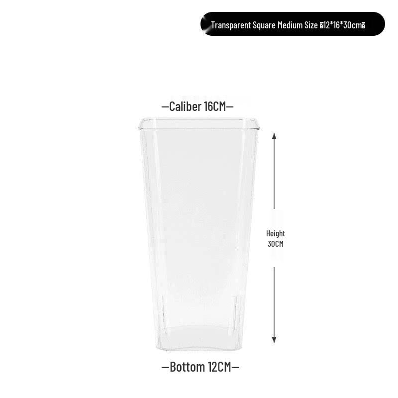 Large Capacity Transparent Kitchen Organizer for Scallions, Yams, Ginger, and Garlic