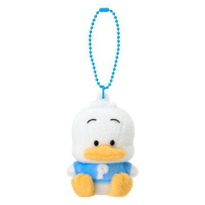 Sanrio Pekkle Kaczka Flokowany Uchwyt Maskotki Japonia NOWY Postacie Sanrio