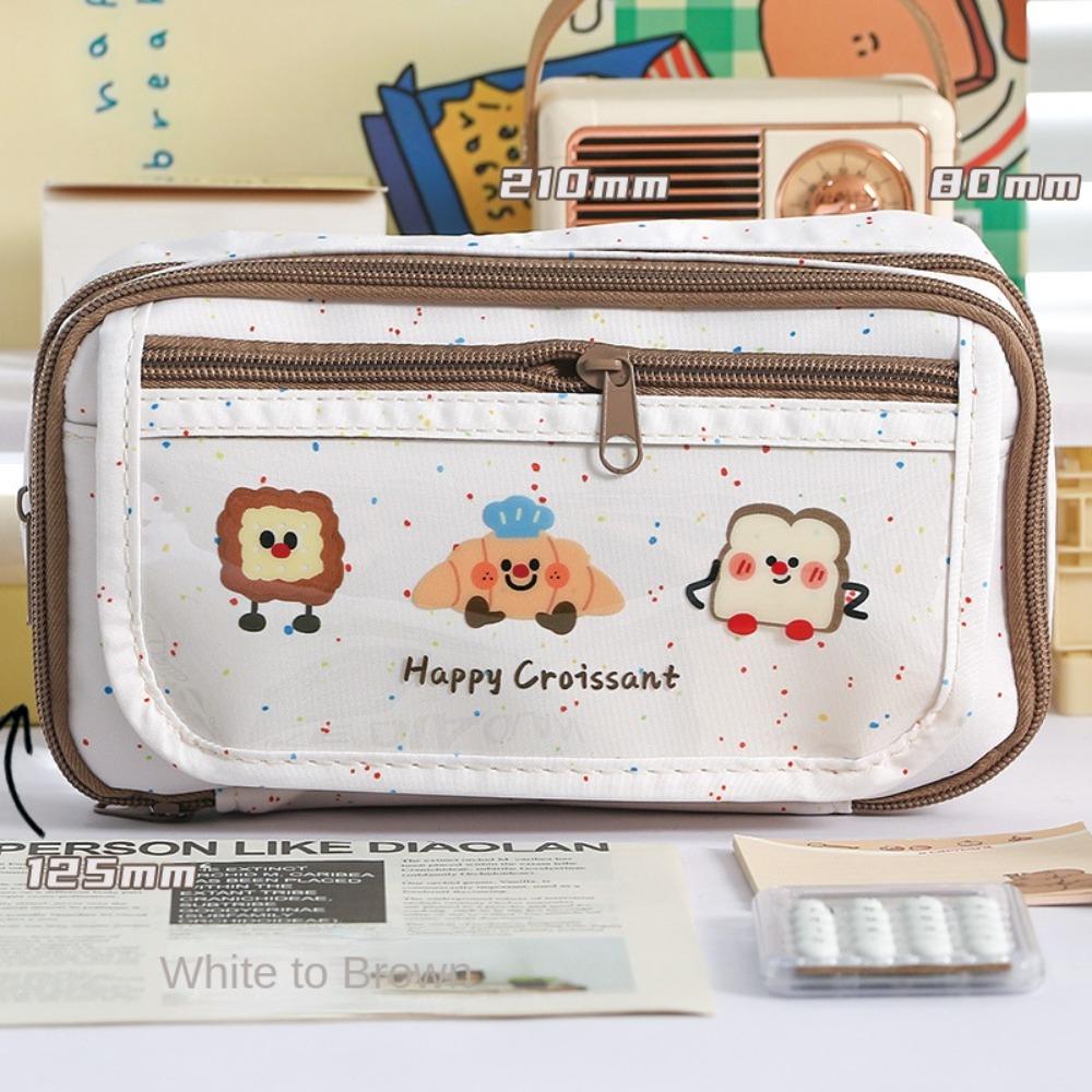Cosmetics Storage Cartoon Pencil Case Animal Bear Dog Makeup Bag Stationery Storage Bag  Gifts