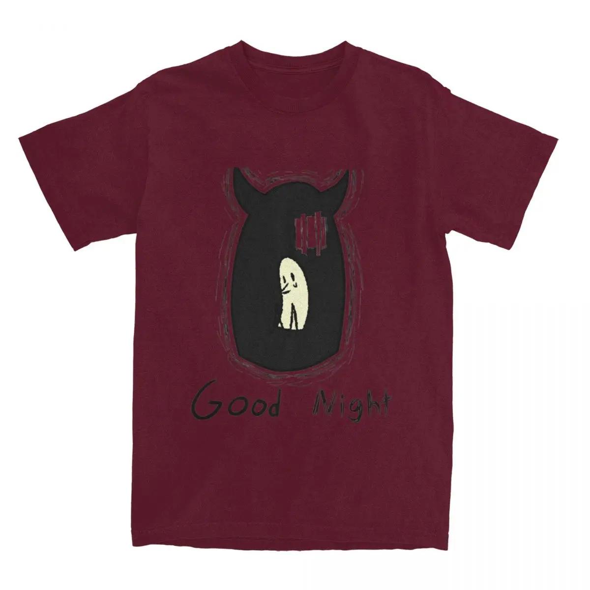 

Goodnight Punpun Manga Shirt Merchandise Мужская женская новинка Oyasumi Pun Pun Oyasumi Футболки с коротким рукавом Идея для подарка XXXXXL бордовый