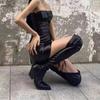 2025Winter OverThe Knee Women Thigh High Boots Designer High Heel Shoes Pointed Toe Woman Sexy Long Boots Women Thigh High Boots