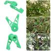 Gardening Training Clips Adjustable Plant Support System for Vine Vegetables 360 Degree Bendable Design Plastic Plant Clips