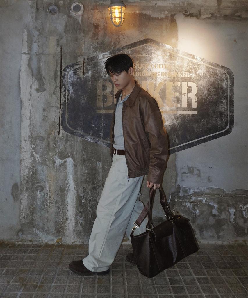 PLACESTUDIOMAN Multi-Side Pocket Wrap Design Cut Wide Cotton Pants_3 Colors