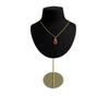 Mannequin Shaped Necklace Showcase Stand Stylish Portrait Model Jewelry Holder Tabletop Neckchain Pendant Display Rack