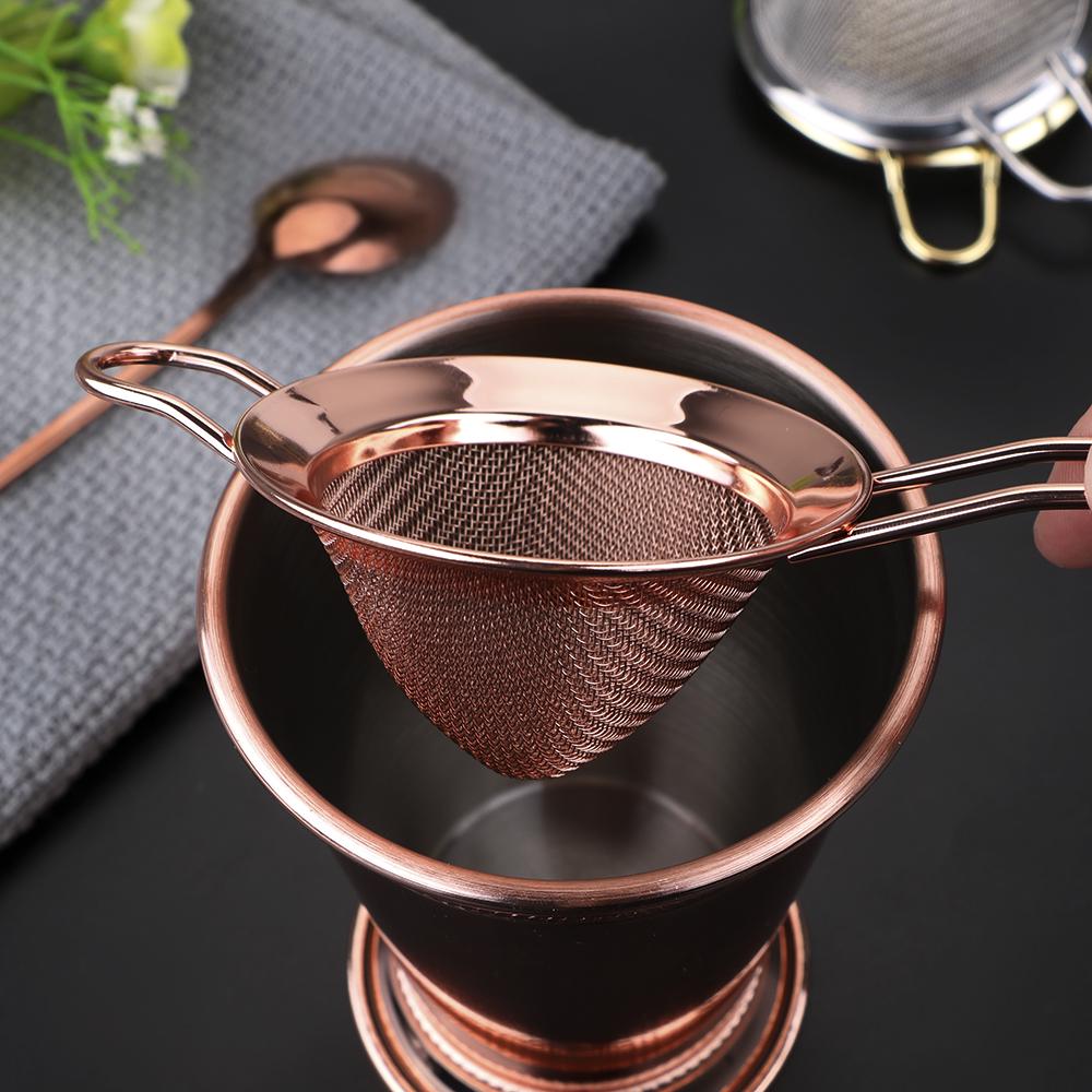 Flour Colander Sifter Cocktail Strainer Stainless Steel Wire Fine Mesh Strainer Wire Mesh Sieve For Removing Bits From Juice