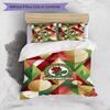 Blackburn Rovers Football Printed 3 Pieces Bedding Set, Comfortable Skin Friendly Bedroom Duvet Cover Set