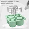 2/3/4/30 Grid Ice Cube Tray Mold for Tumbler Stanley Cup Silicone Cylinder Ice Cube Maker Mold with Lid For 20oz 30oz 40oz