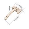 2 Pcs/Pack Storage Rack Space Saving Handheld Garbage Bag Holder Cabinet Plastic Bag Hook Bracket