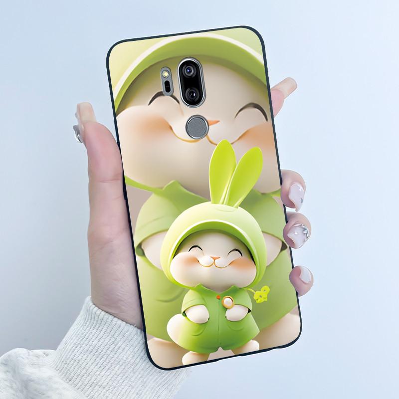 Casing For LG G7 ThinQ Case G710EM Luxury Dragon Cute Cool Boys Girls Soft TPU Black Silicone Matte Bumper LG G7ThinQ Back Cover