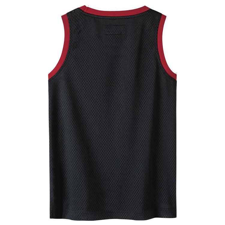 Jordan Atmungsaktives Mesh Sport Tank Top Basketballtrikot Kinder Tops Schwarz JD2122004GS-001