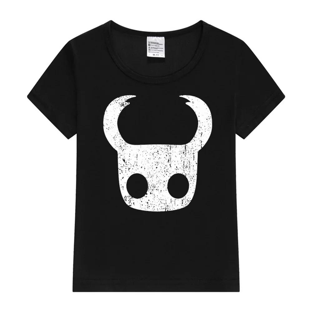 Детская футболка Hollow Knight Детская футболка Kawaii Аниме Мультфильмы Детская повседневная одежда Футболка Детская Мода Y2K Топ 110