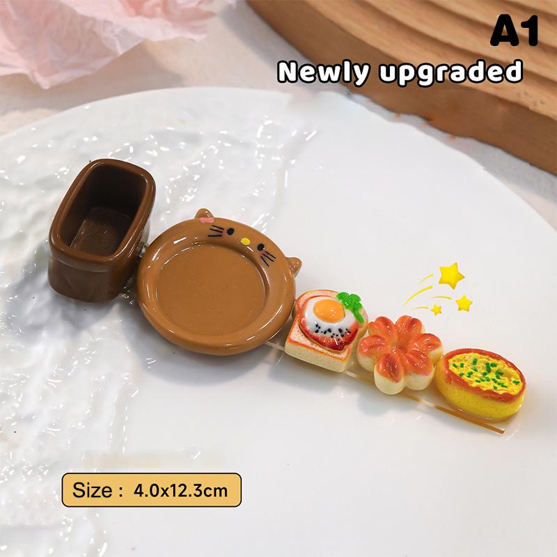 Sevimli Hayvan Plastik Nail Art Kalem Tutucu Uzun Şerit Ekmek Çok Bölmeli Kalem Saklama Rafı Masaüstü Renkli Boyama Kalemi Gösteri Rafı