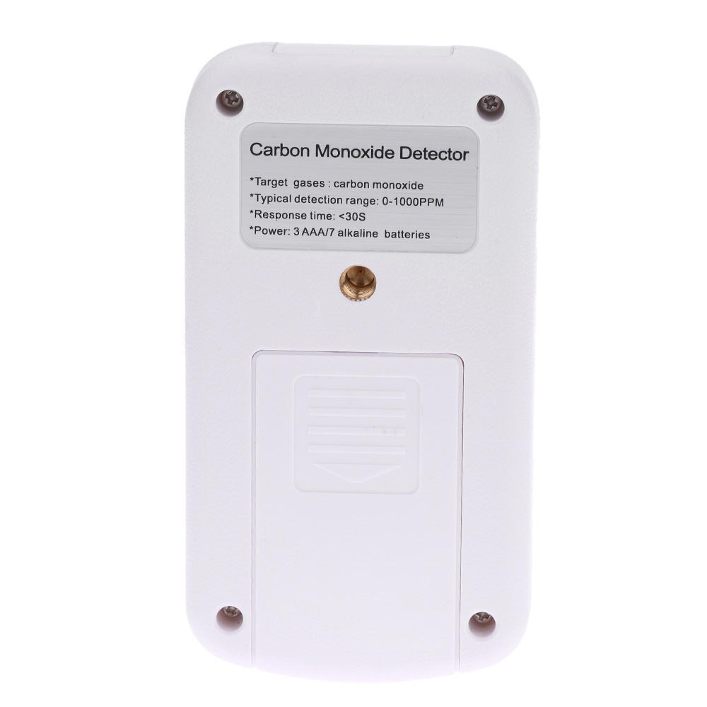 LCD CO Kolmonoxiddetektor Förgiftningsgasvarning Larmsensor Monitor