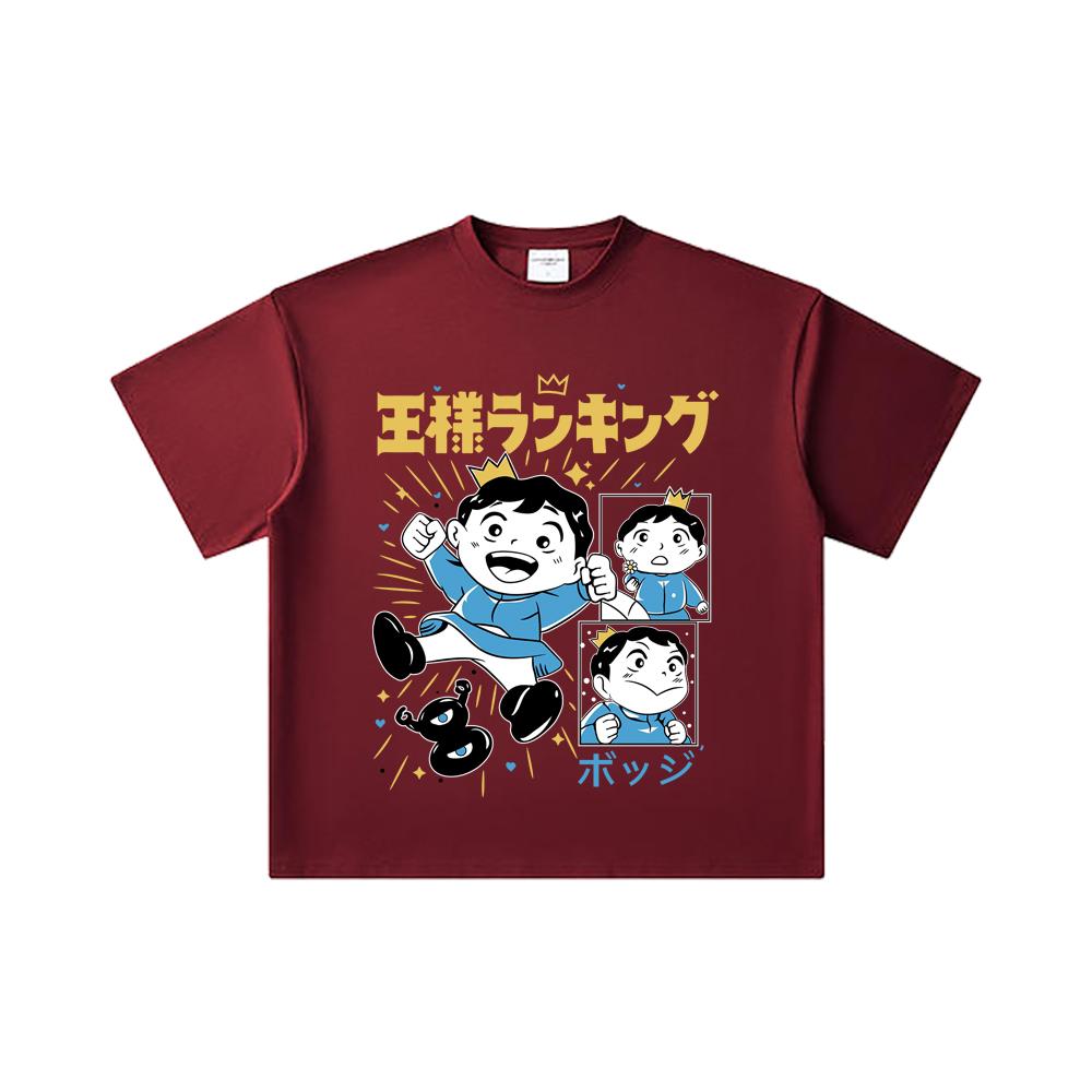 260 GSM Double Yarn 32 Count 100% Cotton Ousama Ranking V2 Print Unisex Heavy Cotton T Shirt