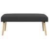 Bench Uni Dark Gray 110 X 40 X 46 Cm Boucle