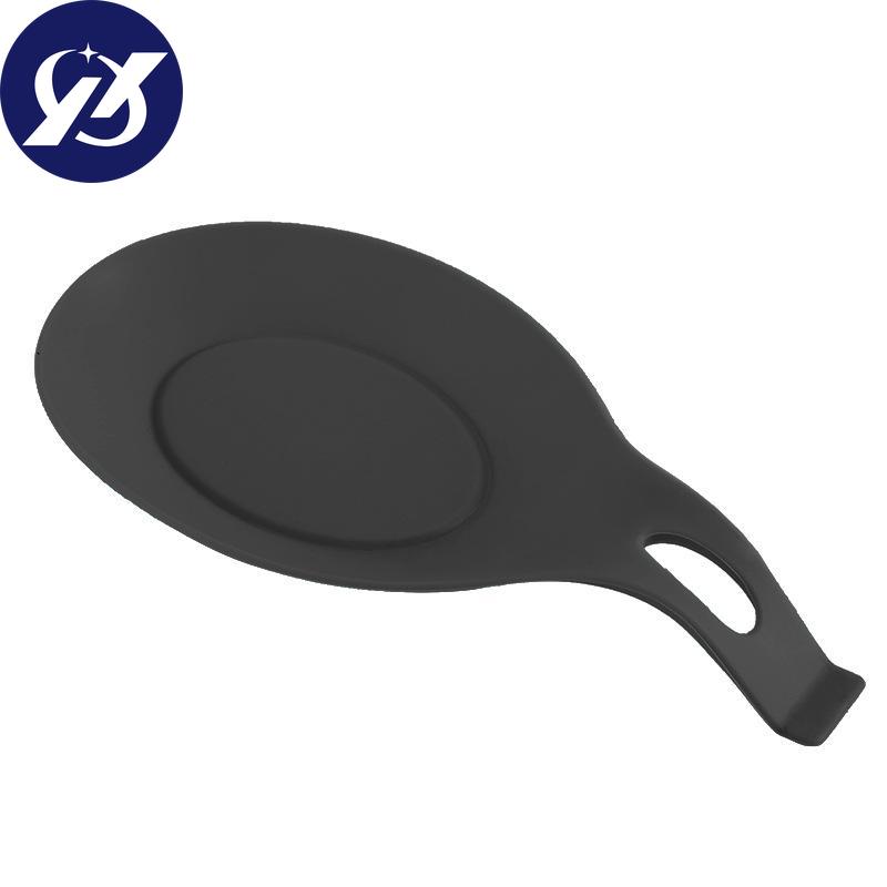 Silicone Heat Insulation Pad Kitchenware Pad Creative Soup Spoon Dish Pad Spoon Pad Spoon Holder Kitchen Gadget Tableware Anti-Scald Soup Spoon Pad