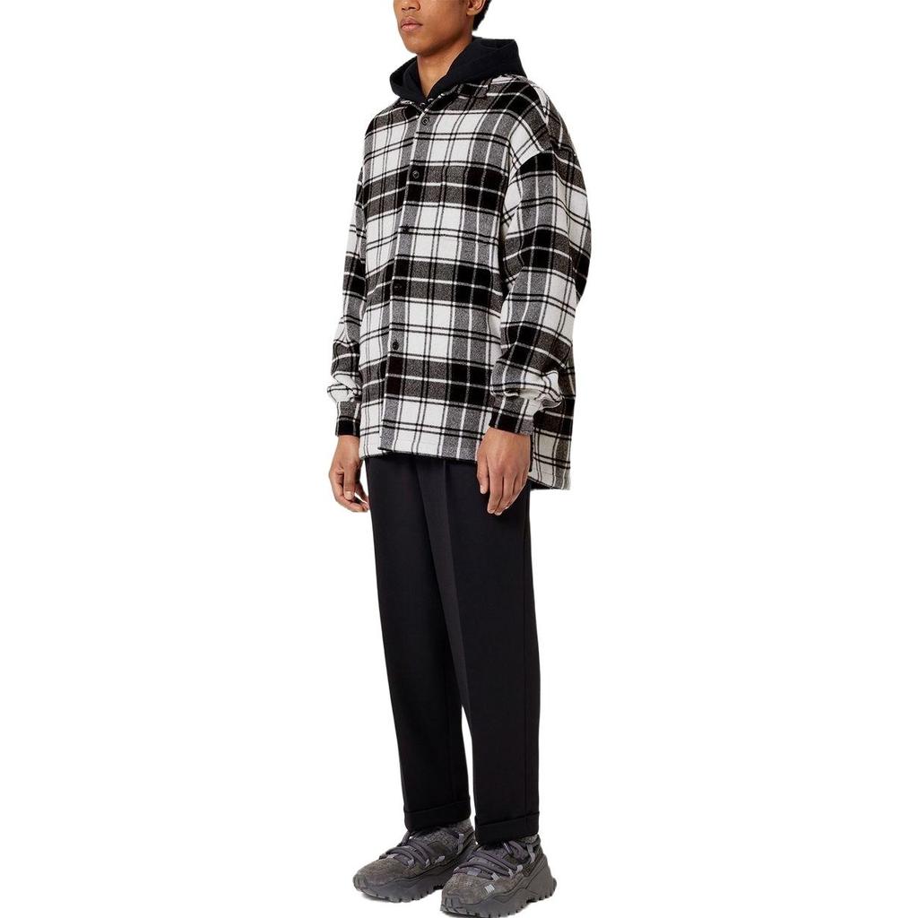 AMIPARIS Logo print Plaid patterned Shirt UJK220412-150