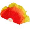 26/31cm Bamboo Chinese Short Bellydance Fan Hand Dye Adults Fan  Veil Pairs Yangko Dance Tools
