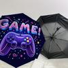 1PC game controller Umbrella-8-Rib Reinforced, Automatic Open, Lightweight & Durable, Cute Fashion Accessory for Outdoor, Beach, or Casual Use, Beach
